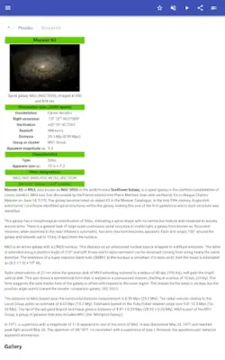 Messier Objects android App screenshot 2